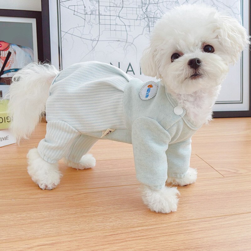 Shih Tzu Pajamas Jumpsuit Puppy Small Dog Overalls Outfit Shih Tzu Pet Clothes