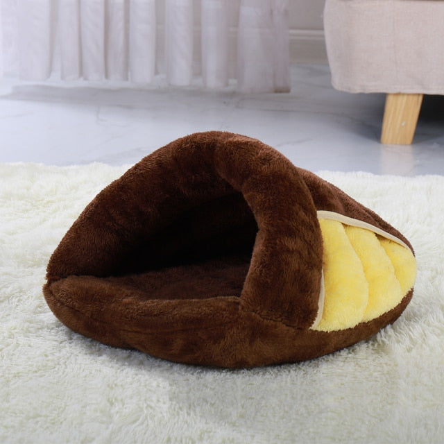 Warm Dog Cat Bed Pet Puppy Cat House Winter Dog Cat Cushion Mat Indoor Basket Cave Kennel Nest Cats Products For Pets Shih Tzu