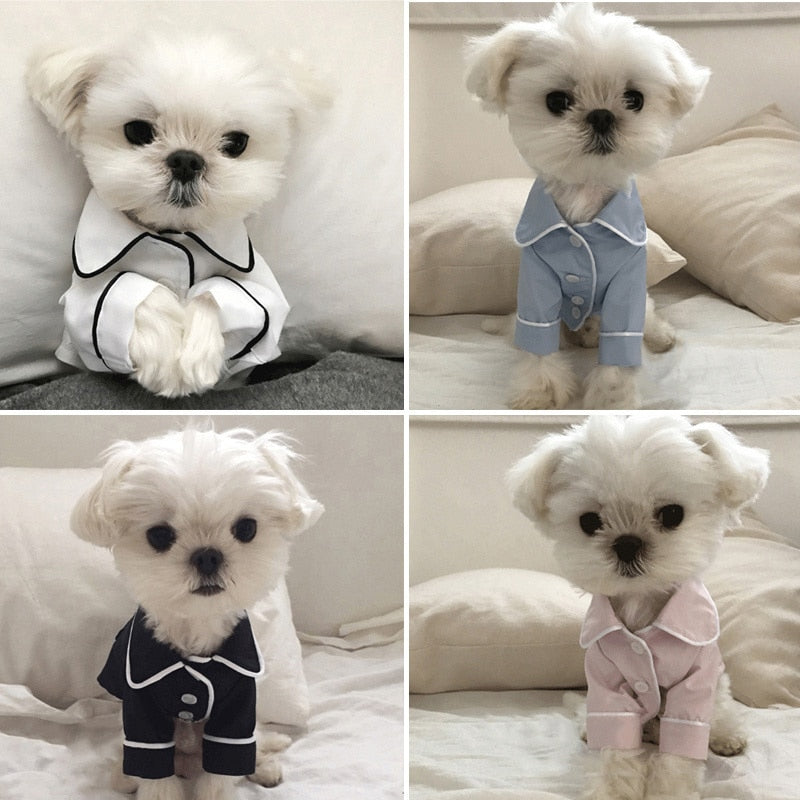 Luxury Clothes for Shih Tzu Fashion Dog Pajamas Pet Clothing for Shih Tzu Jacket