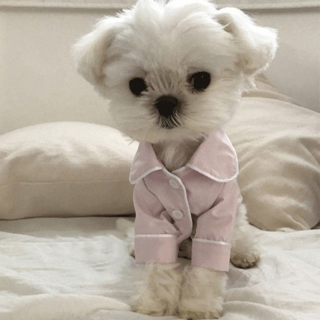 Luxury Clothes for Shih Tzu Fashion Dog Pajamas Pet Clothing for Shih Tzu Jacket