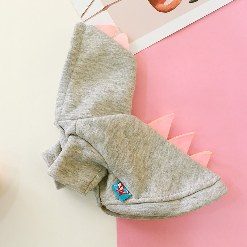 Cute Dinosaur Shape Shih Tzu Hoodies Winter Warm Pet Costume for Small Dogs Shih Tzu Sweatshirt Puppy Clothing Clothes