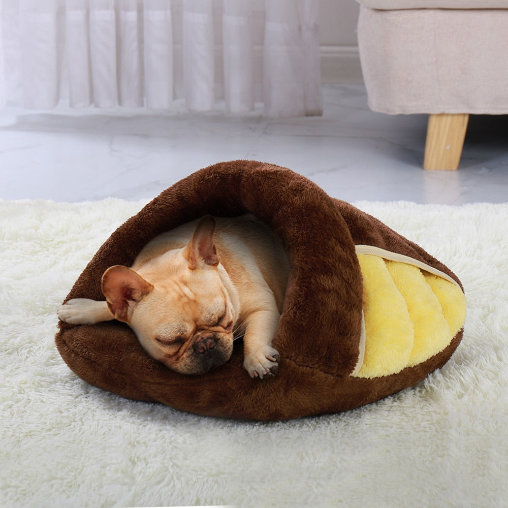 Warm Dog Cat Bed Pet Puppy Cat House Winter Dog Cat Cushion Mat Indoor Basket Cave Kennel Nest Cats Products For Pets Shih Tzu