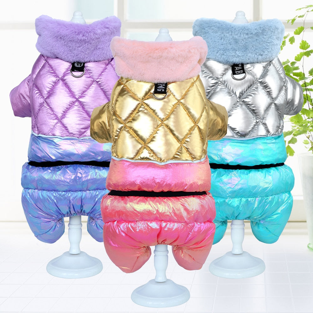 Thick Clothes For Small Large Dogs Winter Warm Pet Puppy Dog Coat Waterproof Dog Jacket Jumpsuit Shih Tzu Chihuahua Yorkie Bulldog Outfit