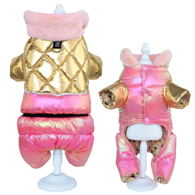 Thick Clothes For Small Large Dogs Winter Warm Pet Puppy Dog Coat Waterproof Dog Jacket Jumpsuit Shih Tzu Chihuahua Yorkie Bulldog Outfit