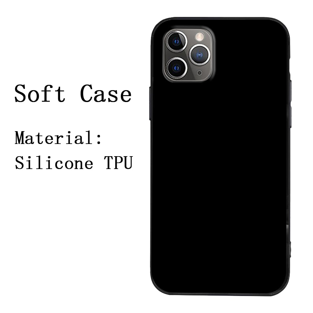 Photo Custom Personalized Soft Phone Case For IPhone  11 12 13 Pro Mini MAX X XS XR Cover Design Picture