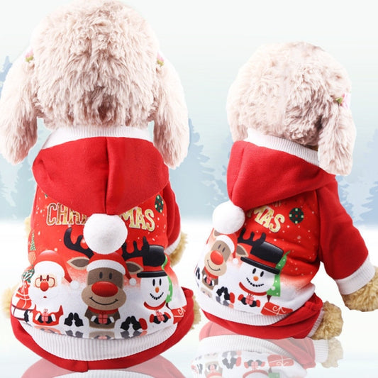 New Dog Clothes Costumes Dogs Cat Hoodies Shih Tzu Chihuahua Winter Dog Coat Pet Clothing Small Dogs Cats Clothes New Year