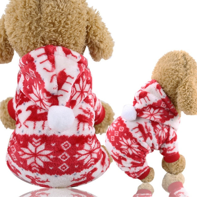 New Dog Clothes Costumes Dogs Cat Hoodies Shih Tzu Chihuahua Winter Dog Coat Pet Clothing Small Dogs Cats Clothes New Year