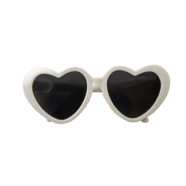 Cute Pet Shih Tzu Sunglasses Cat Glasses Heart Sun flower Glasses for Small Dogs Cat Accessories