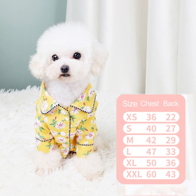 Luxury Clothes for Shih Tzu Fashion Dog Pajamas Pet Clothing for Shih Tzu Jacket