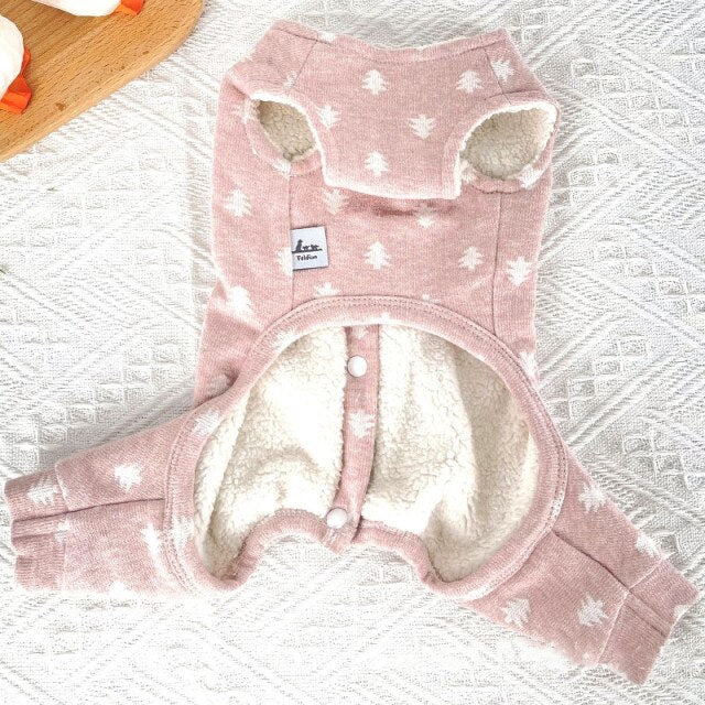 Shih Tzu Winter Clothes Pet Super Warm Jumpsuit For Small Medium Dogs Outfit Puppy Shih Tzu Costume